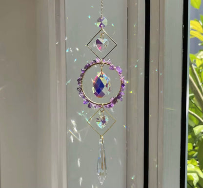 Crystal Hanging Natural Crystal Suncatchers