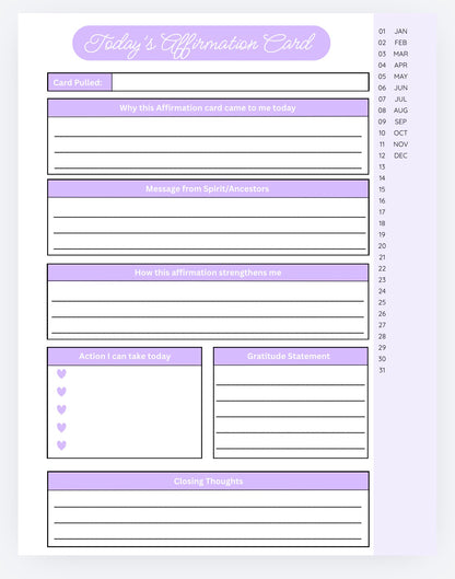 Affirmation Journal
